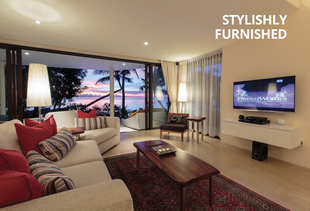 The Beach House Ko Samui Living Area
