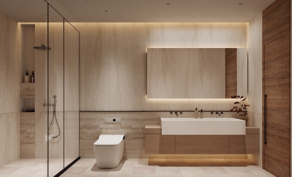 The Crest Residences Bathroom
