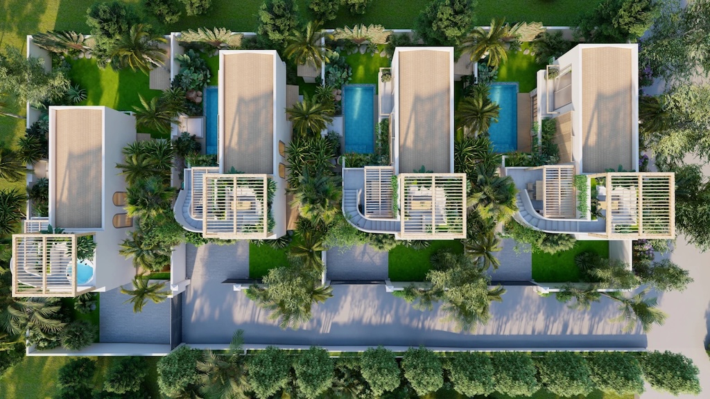 The Den Villas Koh Samui Aerial Plan