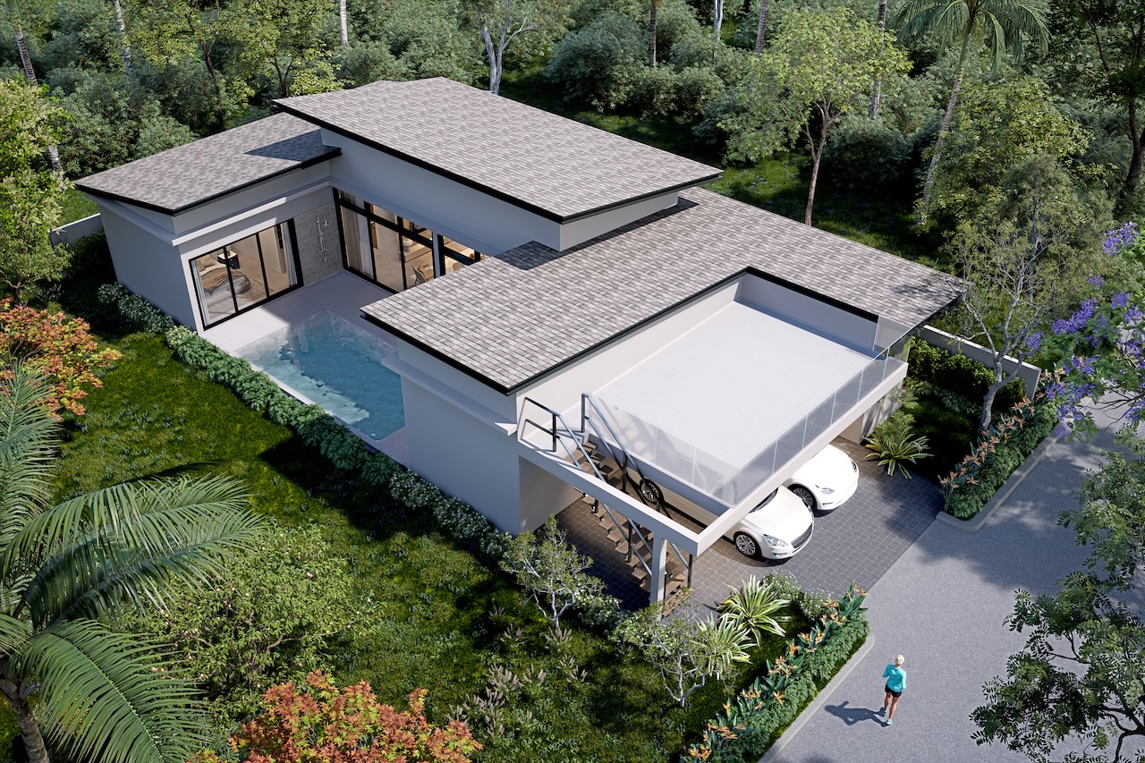 The Elysia The Elysia Aerial Render