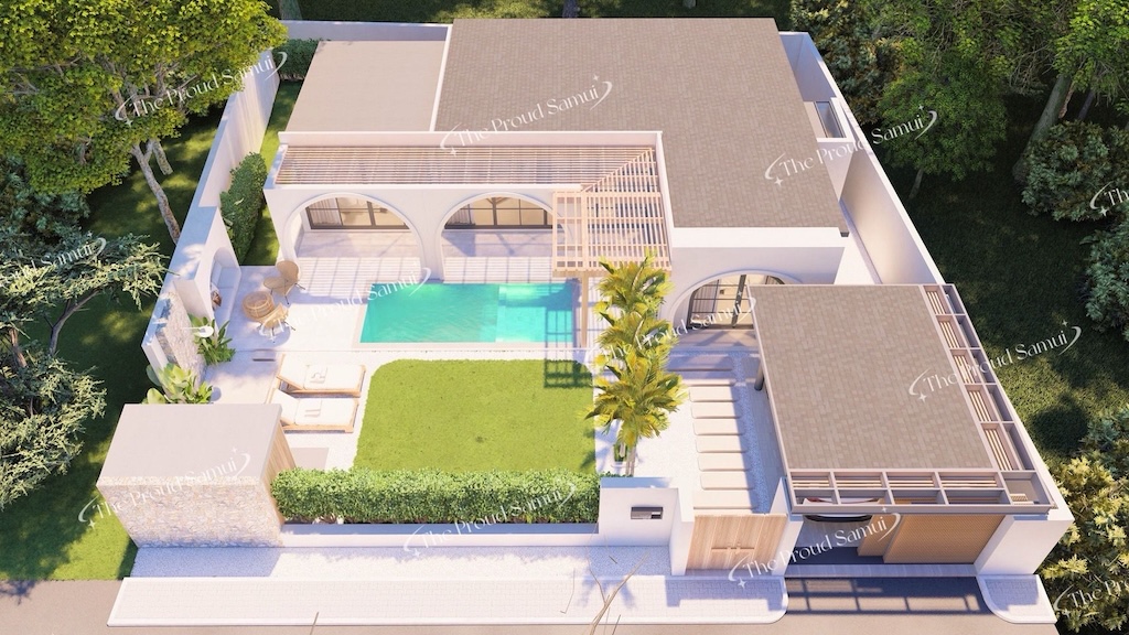 The Proud Village Villas Koh Samui Aerial Render