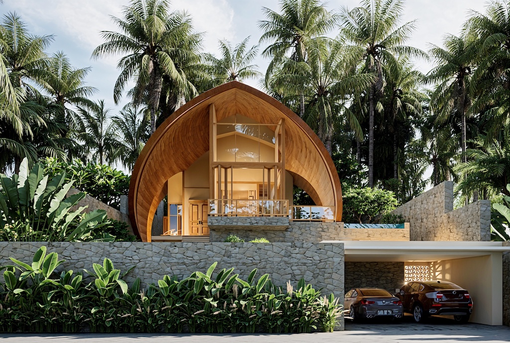 Tropical Koh Samui Villas Exterior Front