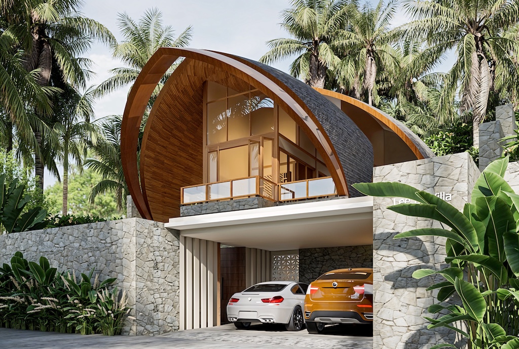 Tropical Koh Samui Villas Parking