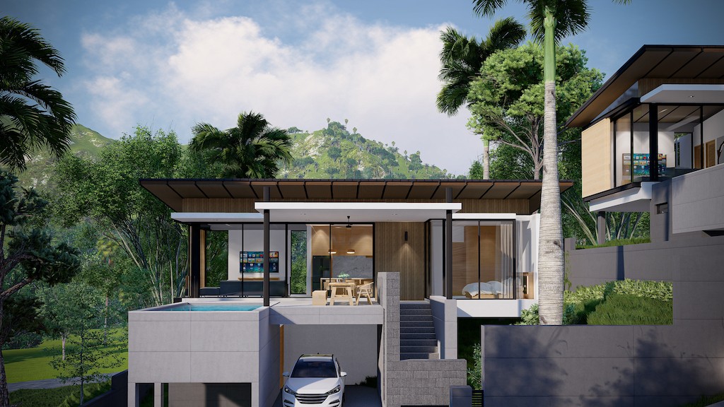 Two Bedroom Koh Samui Villas Front
