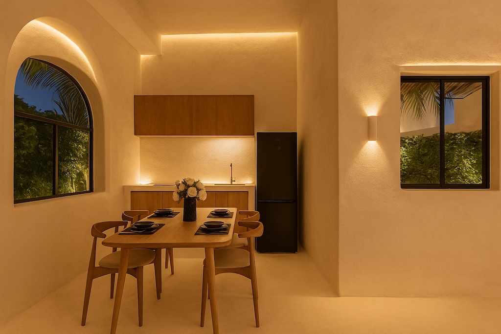 Two Bedroom Villas At Boho Chic Village Dining