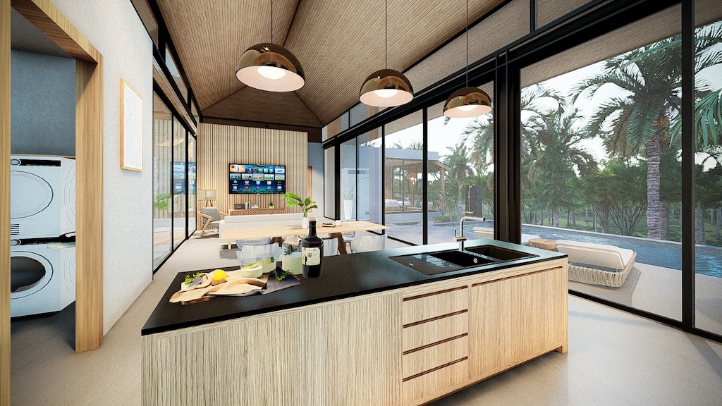 Type B Villas At Samui Grand Park Forest Kitchen