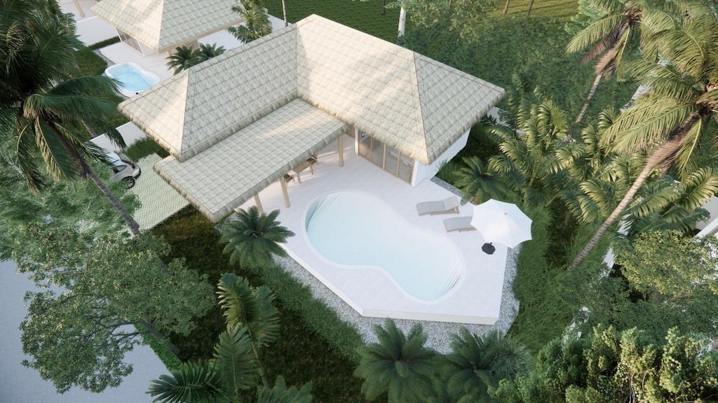 Uluwatu Cottage Ko Phangan Aerial