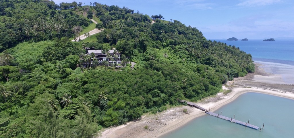Unique Beachfront Property Ko Samui Aerial Property