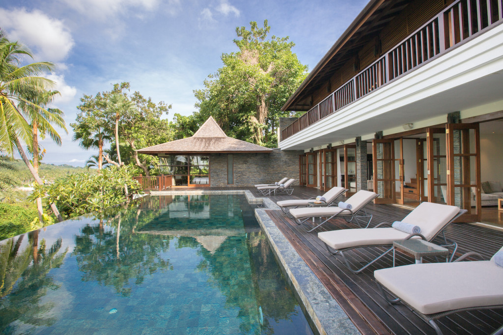 Unique Beachfront Property Ko Samui Pool Terrace