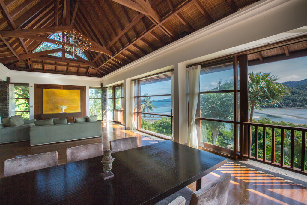 Unique Beachfront Property Ko Samui Living Area