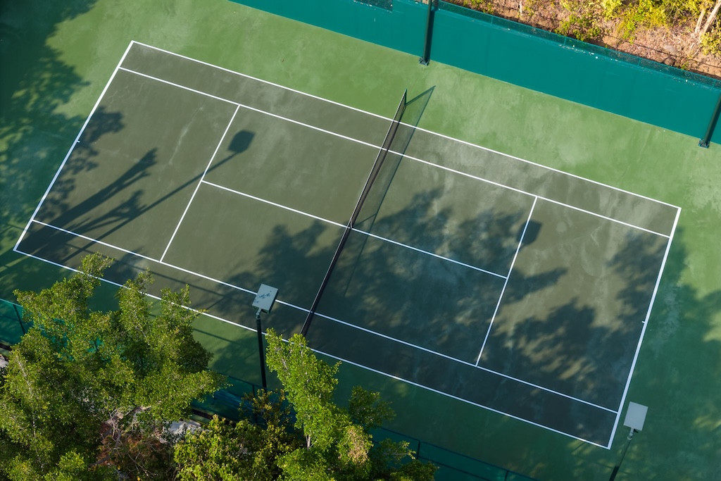 Unique Koh Samui Beachfront Property Tennis Court