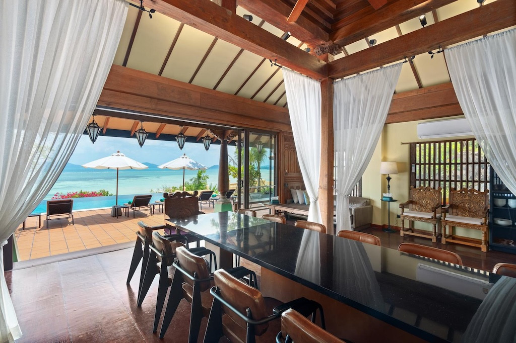 Unique Koh Samui Beachfront Property Dining