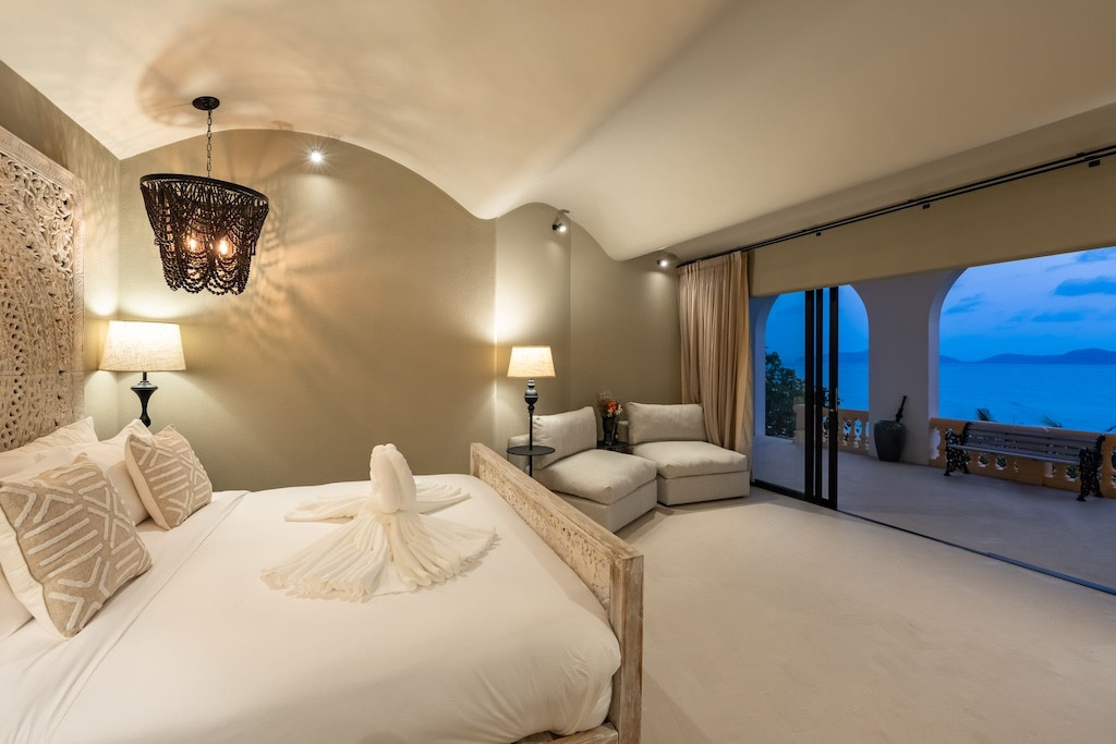 Unique Koh Samui Beachfront Property Lower Bedroom