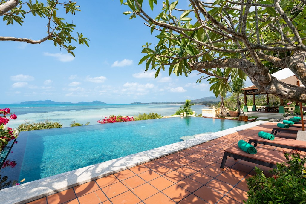 Unique Koh Samui Beachfront Property Sun Terrace