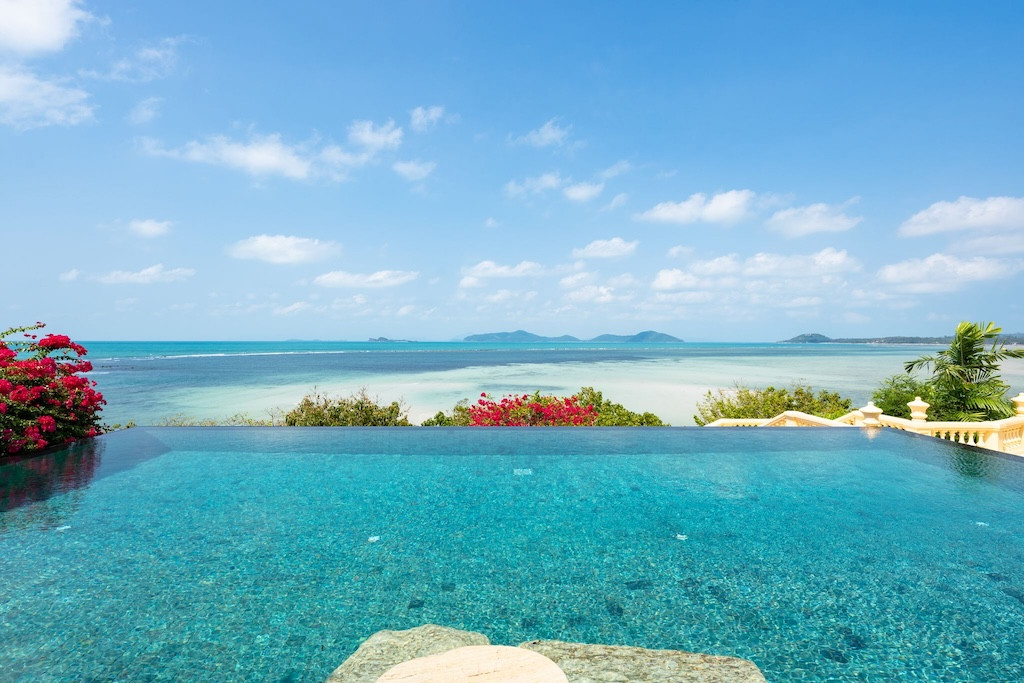 Unique Koh Samui Beachfront Property Pool View