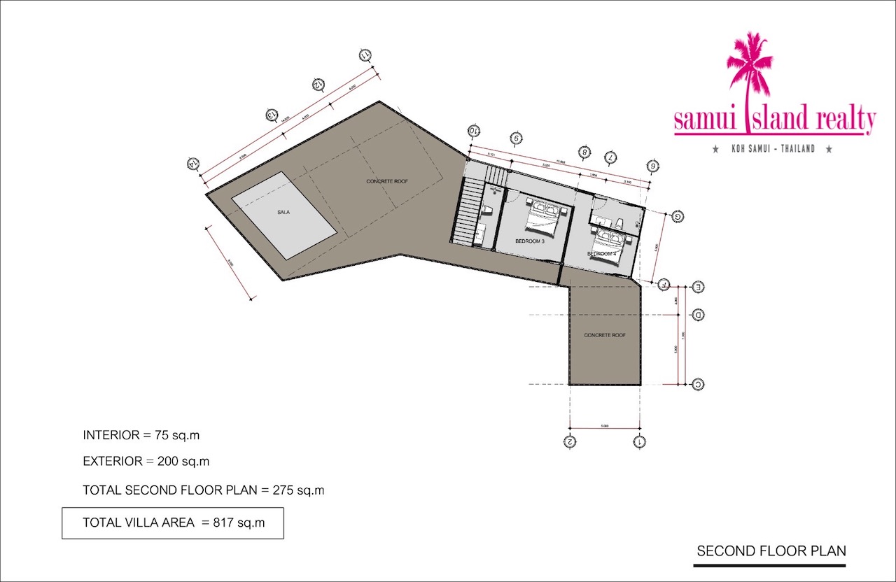 Unique Samui Villa Unique Samui Villa First Floor Plan