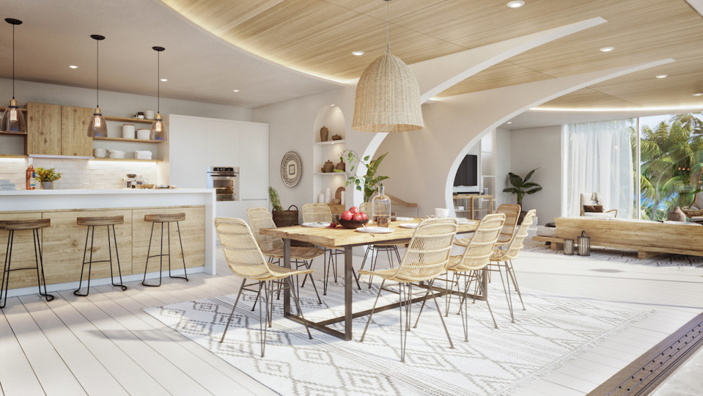 Vastu Villas Ko Samui Living