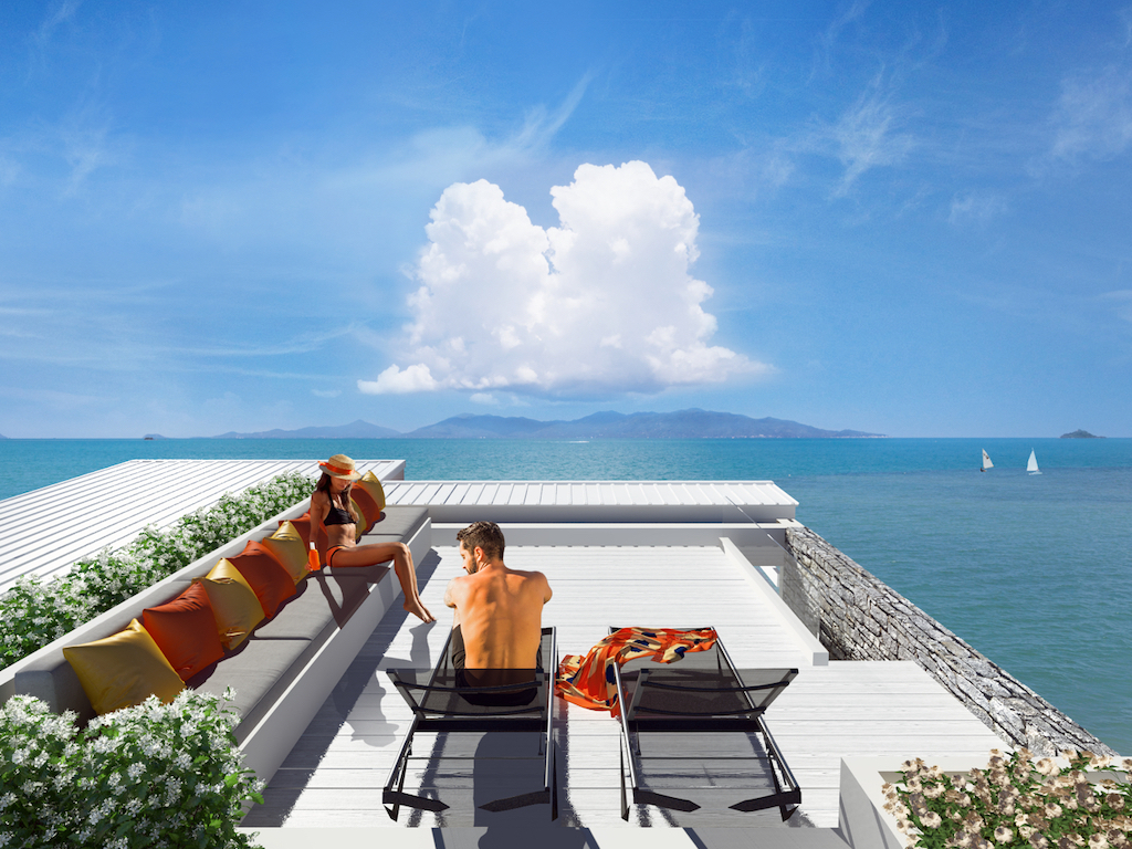 Vida Apartments Ko Samui Roof Deck View