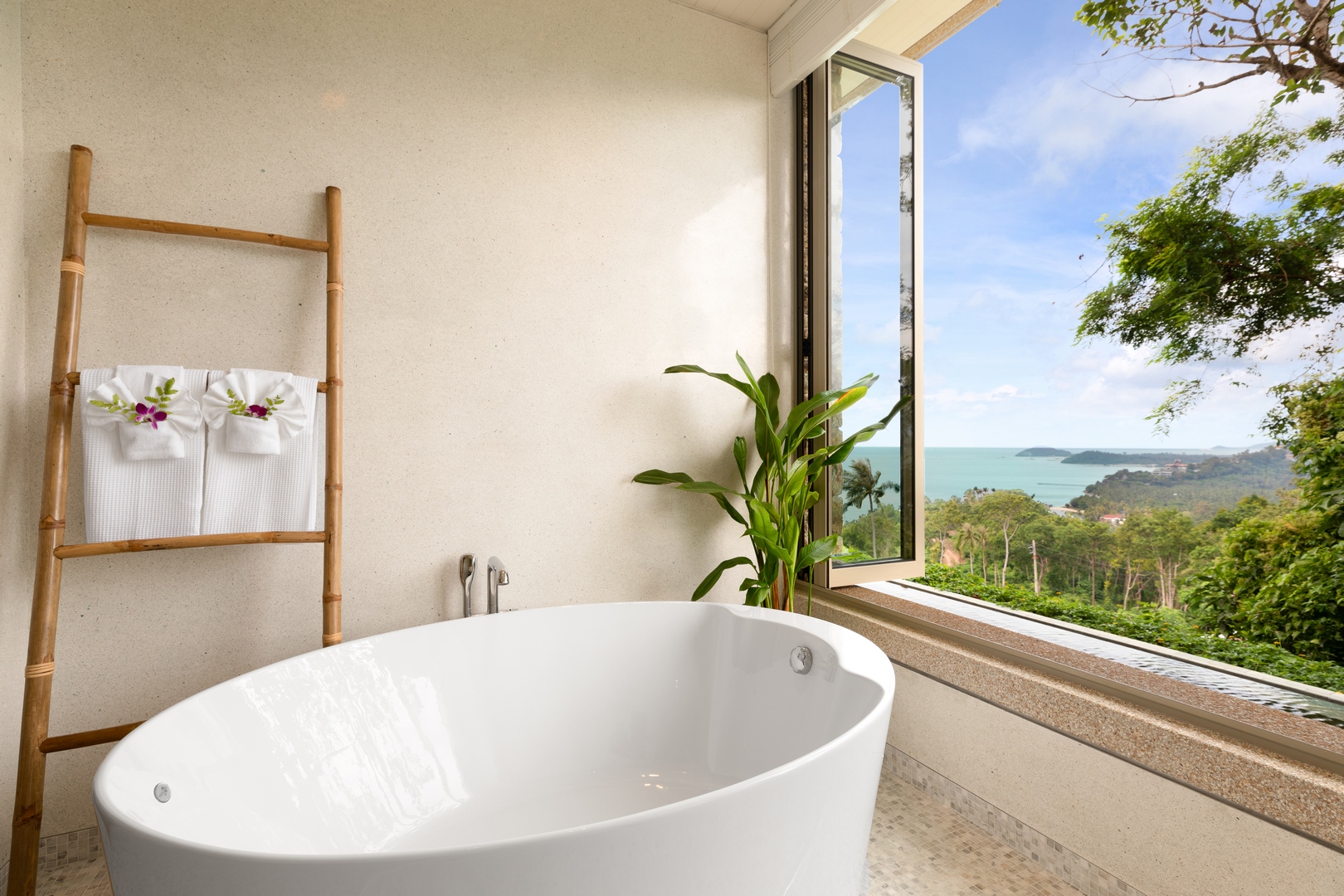 Villa Bang Sang Ko Samui Bathroom View
