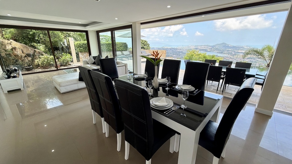 Villa Enam Koh Samui Dining