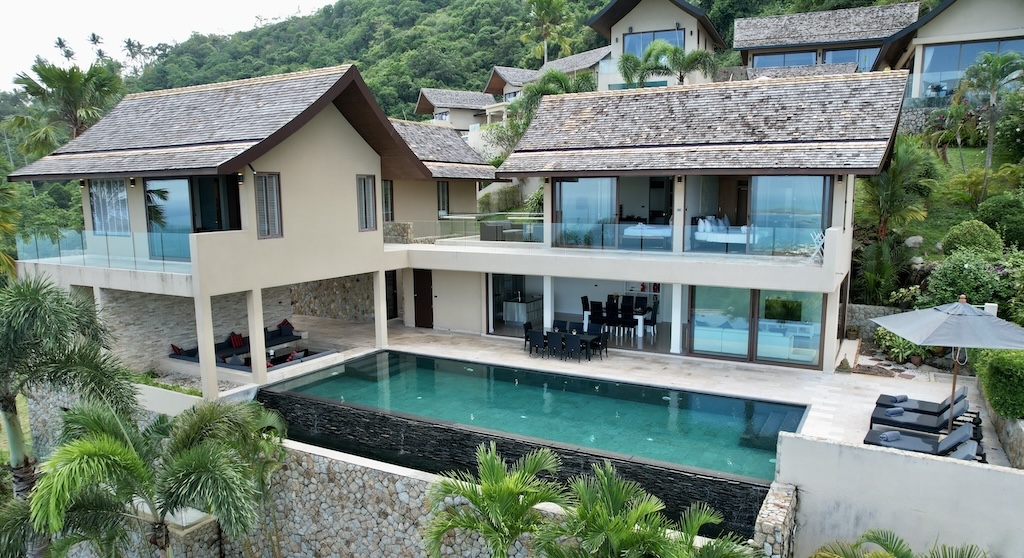 Villa Enam Koh Samui Aerial