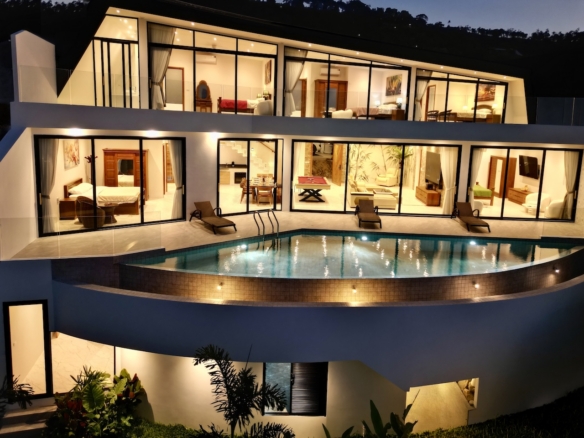 Villa Fantasia Koh Samui Exterior Night