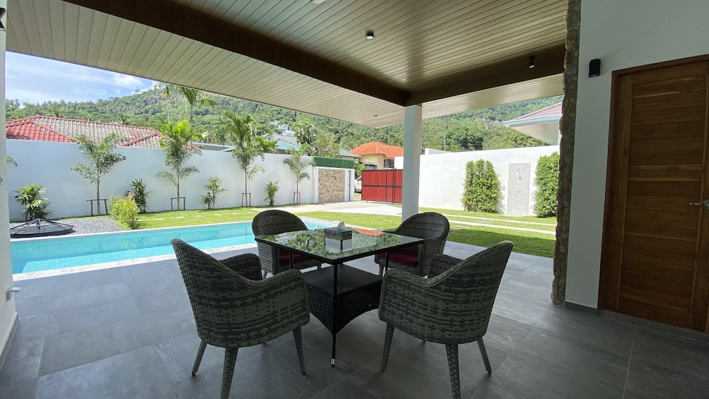 Villa For Sale In Koh Samui Covered Terrace