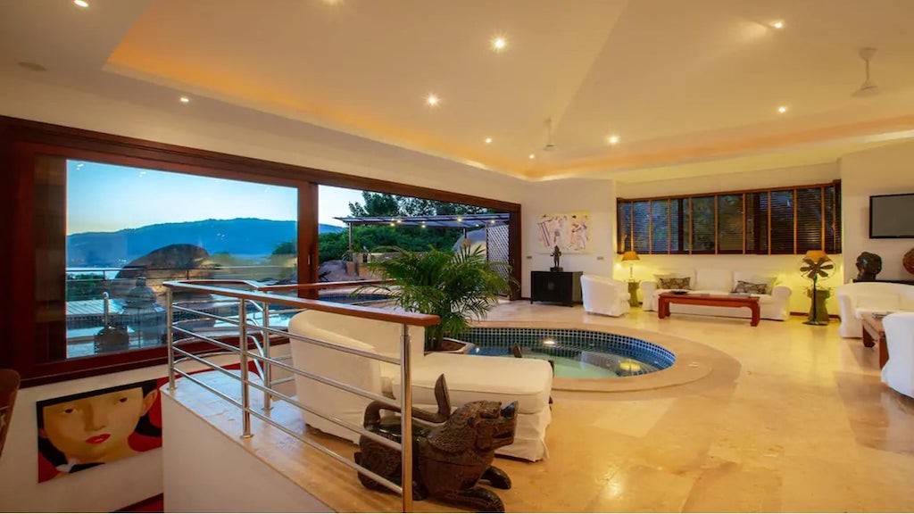 Living Area At Night