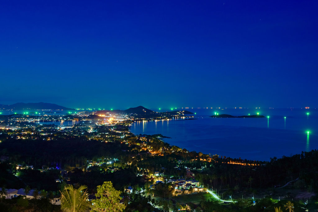 Villa Majesta View At Night