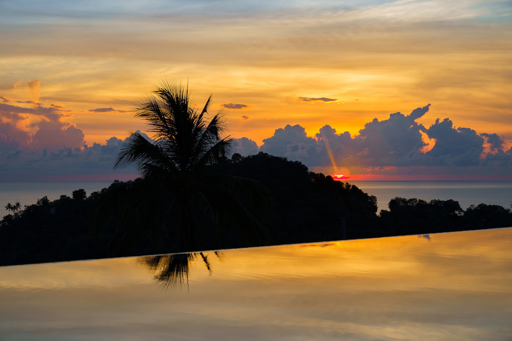 Sun Rising From The Sea