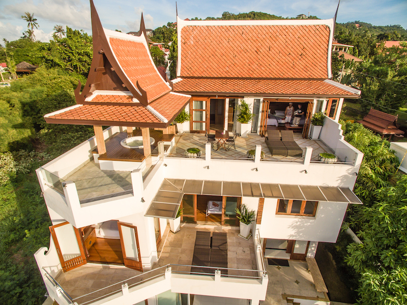 Villa Melitta Aerial Image