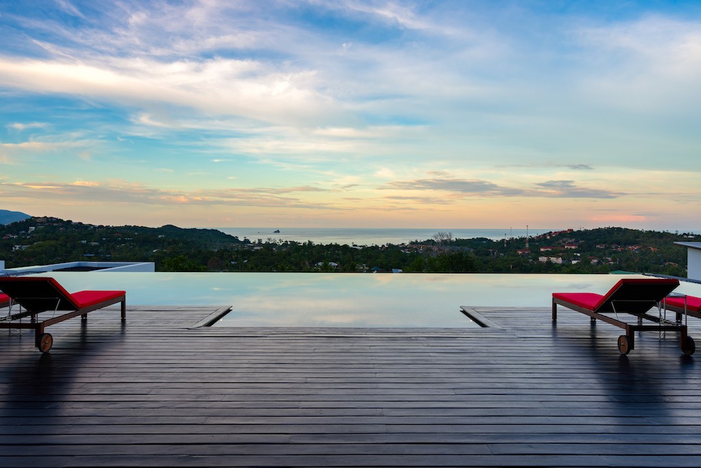 Villa Michaela For Sale Koh Samui Evening View