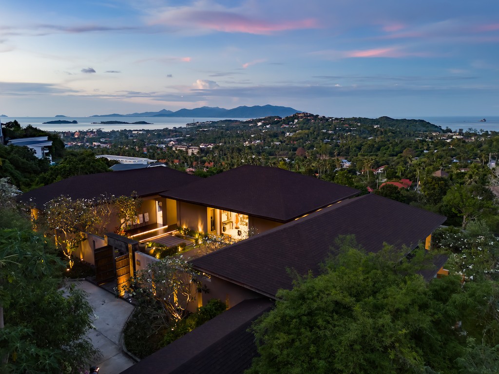 Villa Michaela For Sale Koh Samui Night View