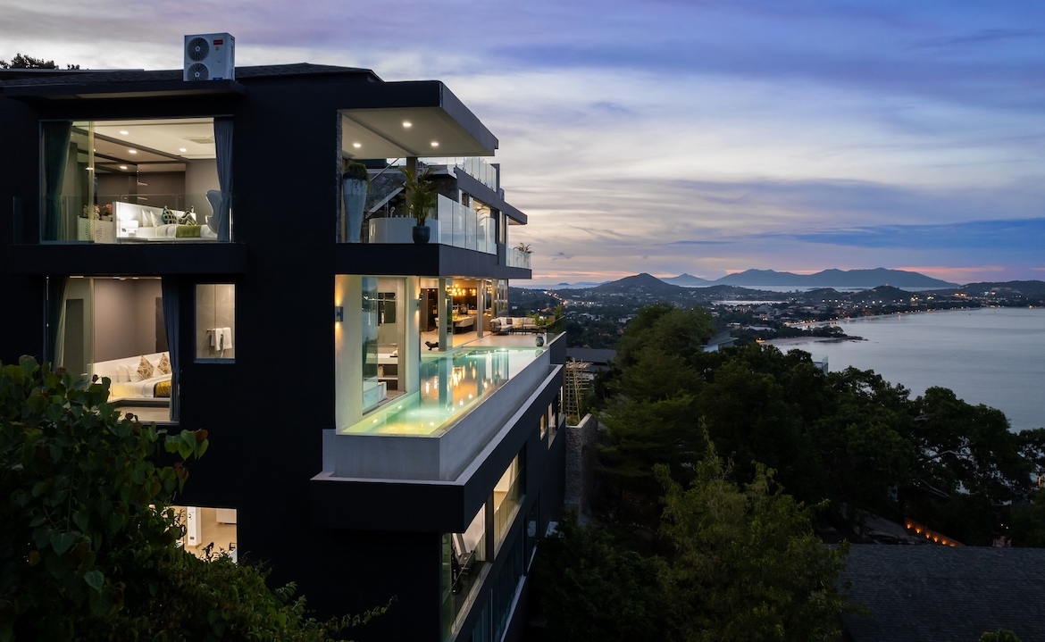 Villa Moonstar Koh Samui Night Shot