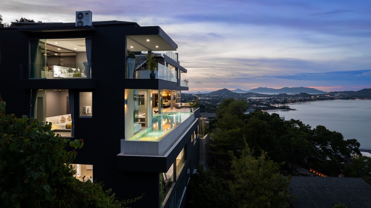 Villa Moonstar Koh Samui Night Shot
