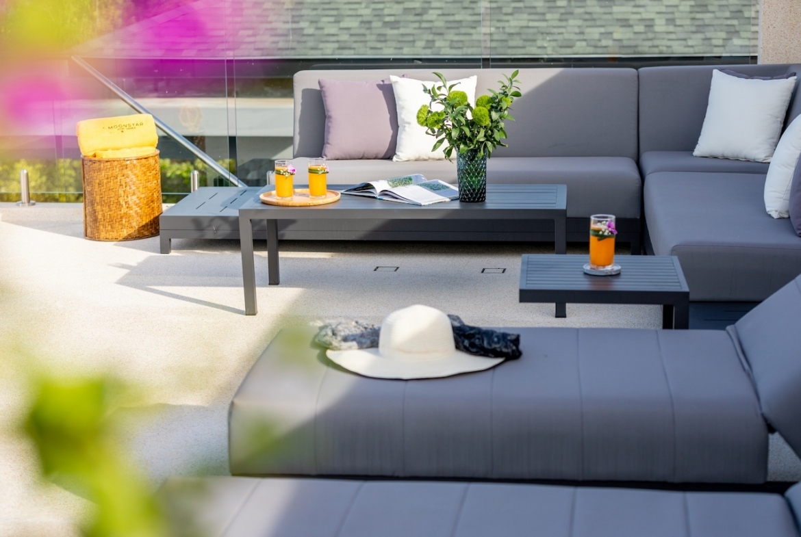Villa Moonstar Koh Samui Rooftop Seating
