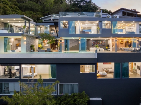 Villa Moonstar Koh Samui At Night