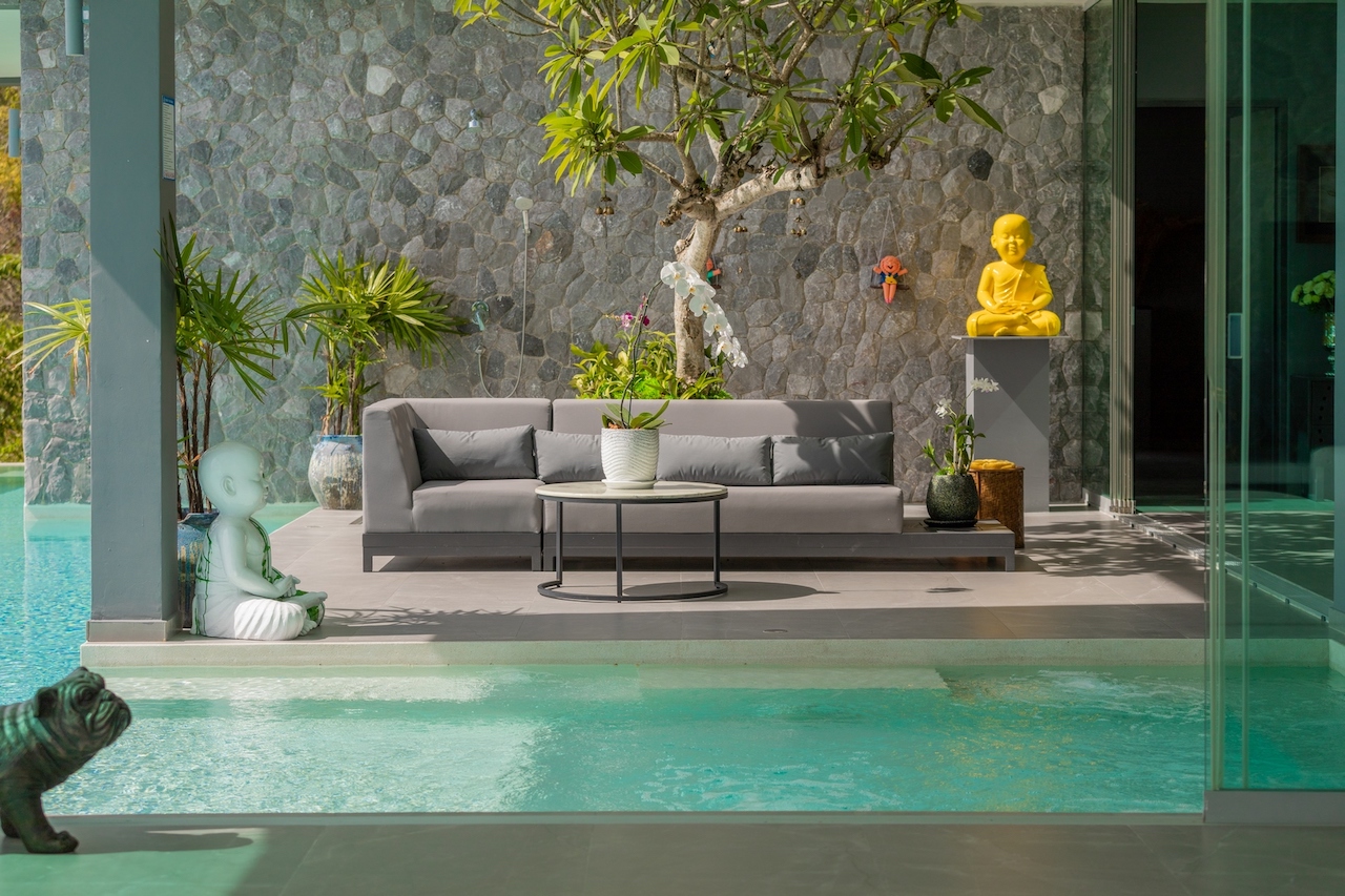 Villa Moonstar Koh Samui Poolside Seating