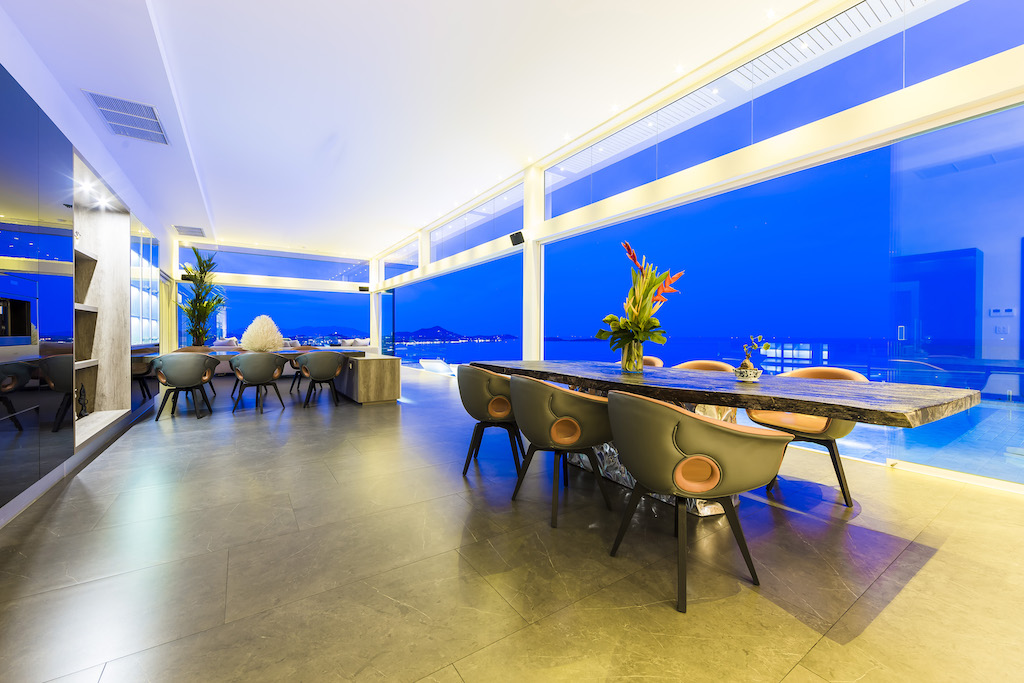 Villa Sasipimon Ko Samui Dining Area At Night