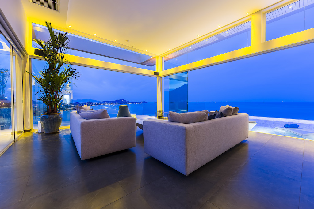 Villa Sasipimon Ko Samui Lounge At Night