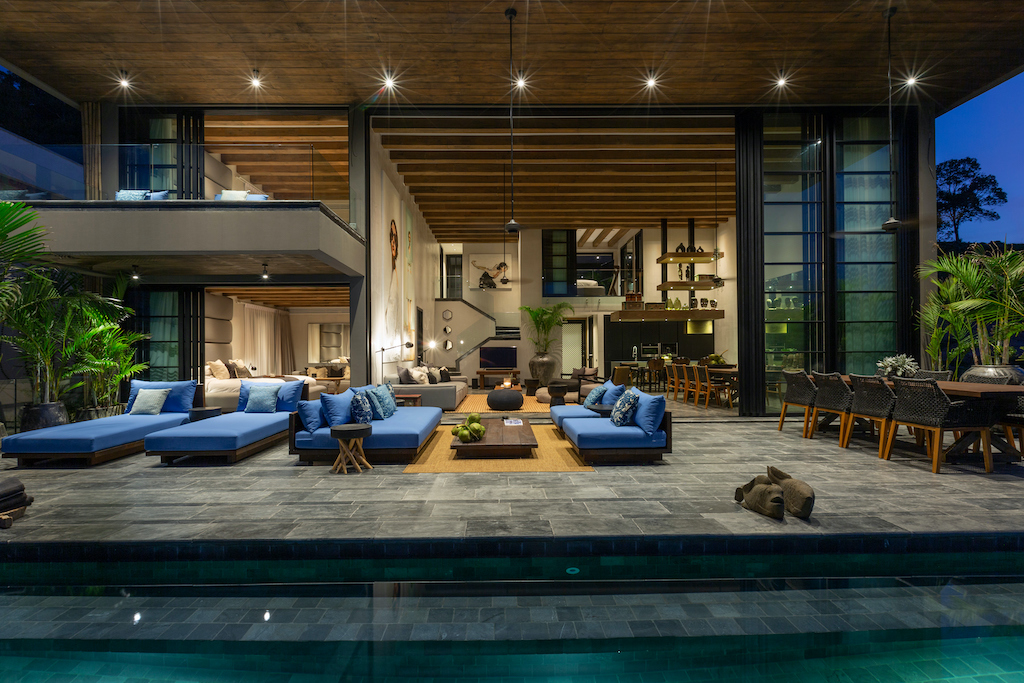 Villa Sierra Koh Samui Exterior At Night
