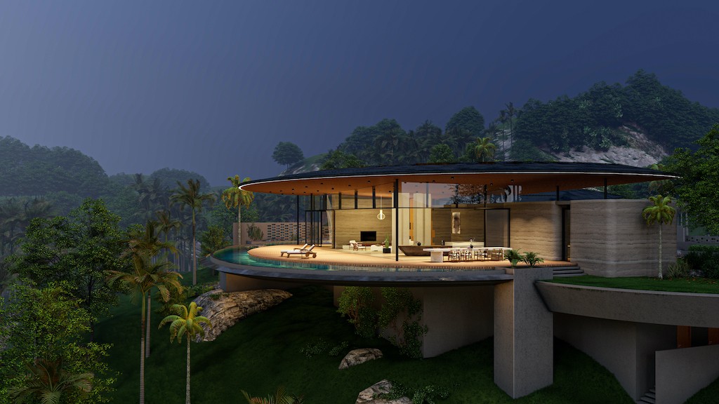 Villa Sora Koh Samui Night