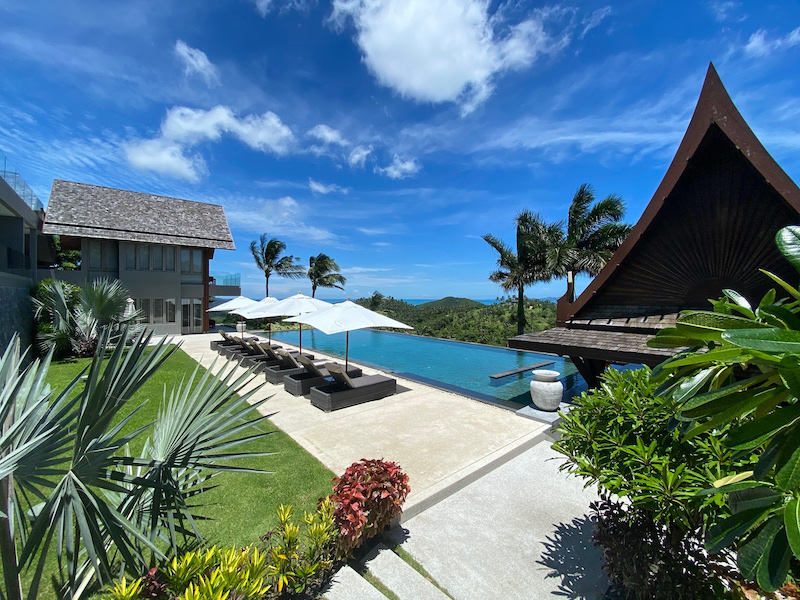 Villa Suralai Poolside Loungers