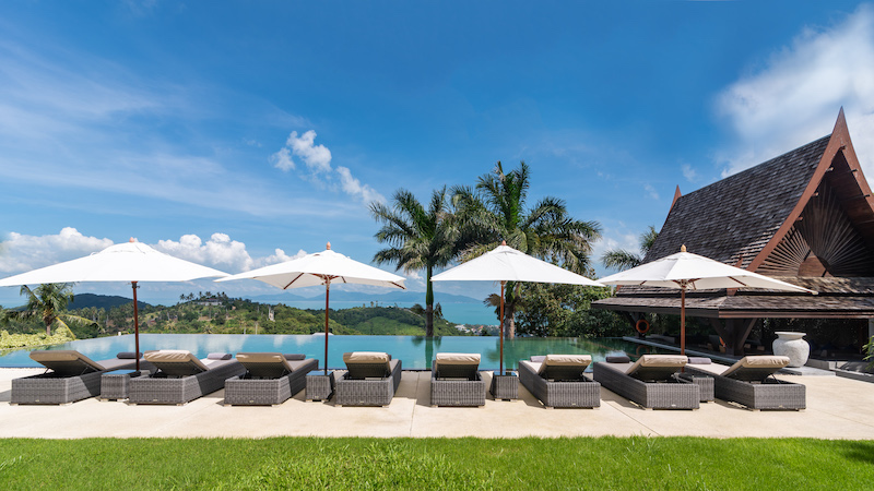 Villa Suralai Sun Loungers