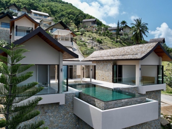 Villa Tujuh Aerial Front
