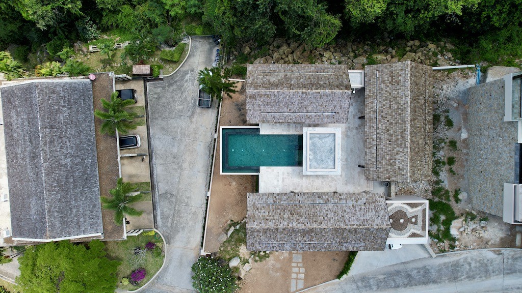 Villa Tujuh Aerial Above