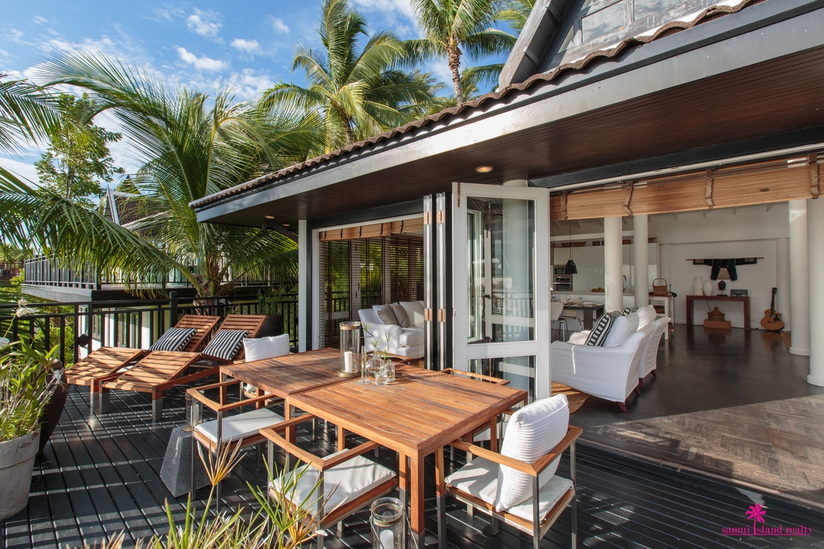 Villa Baan Hansa For Rent Koh Samui Terrace