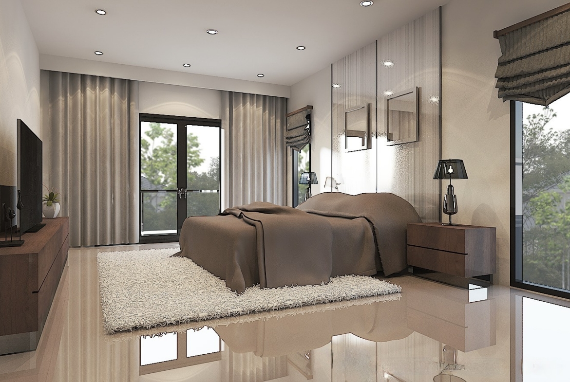 Villas For Sale In Bang Rak Ko Samui Bedroom