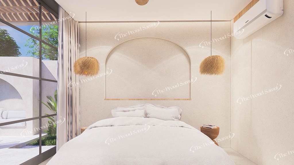 Villas For Sale In Lipa Noi Koh Samui Bedroom