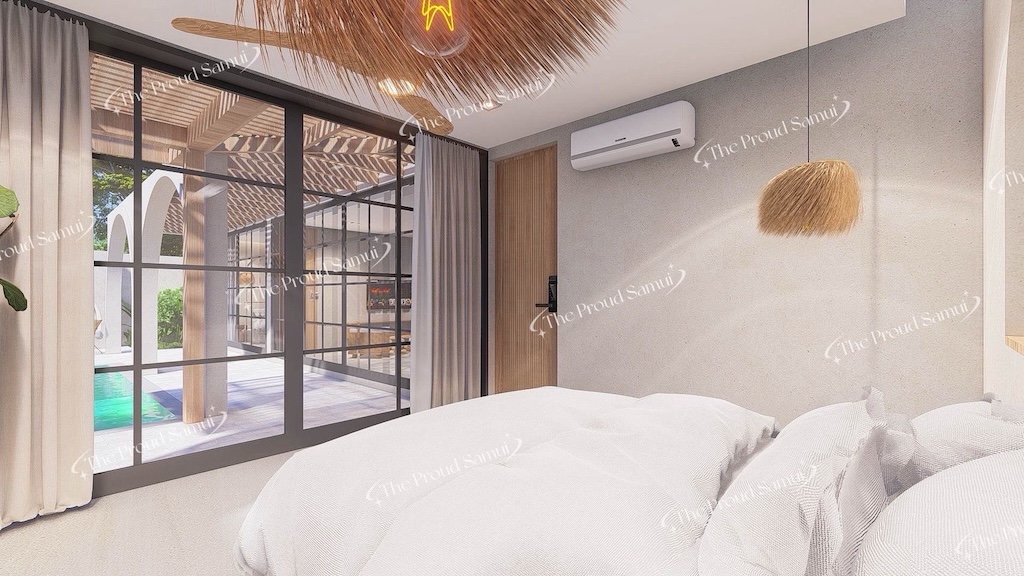 Villas For Sale In Lipa Noi Koh Samui Bedroom